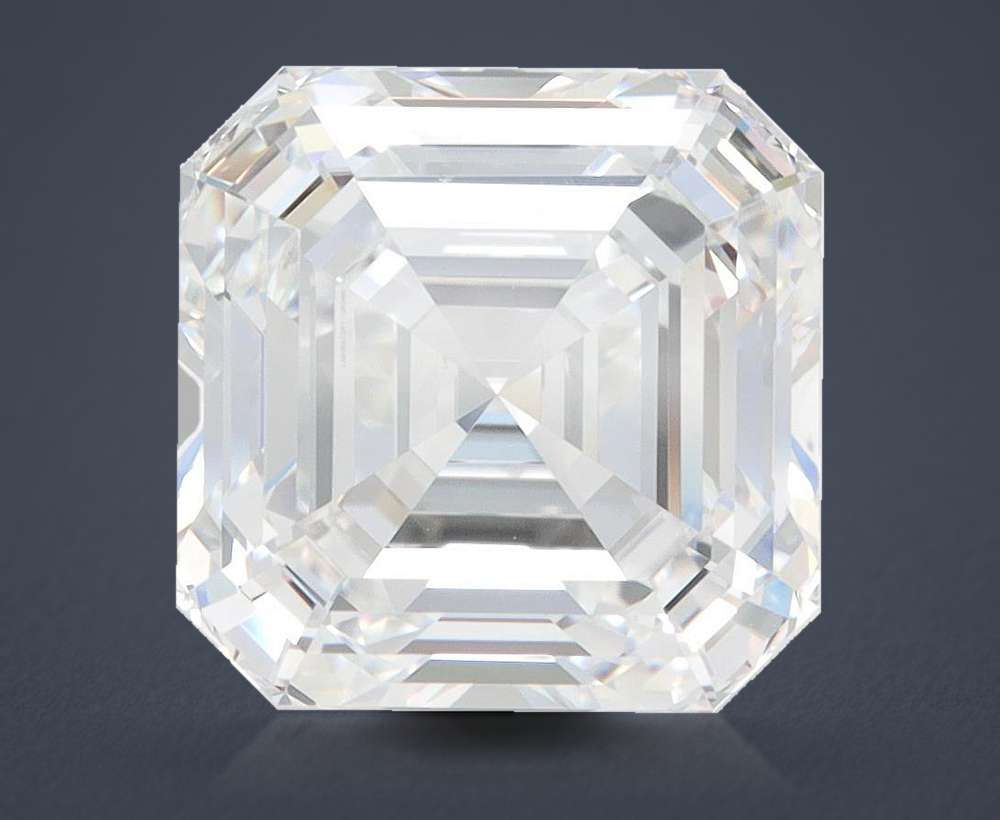 5.36ct E VVS1 Rare Carat Ideal Cut Asscher Lab Grown Diamond