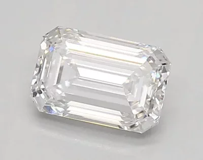 0.89ct D VVS2 Excellent Cut Emerald Lab Grown Diamond