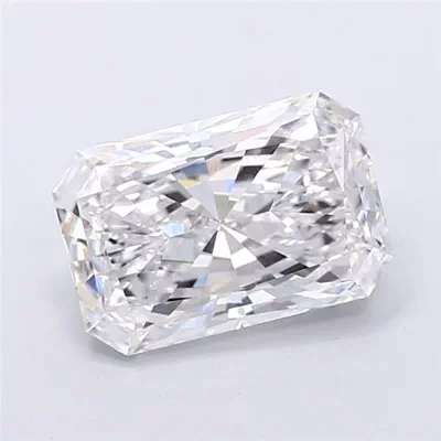 3.10ct E VVS2 Rare Carat Ideal Cut Radiant Lab Grown Diamond