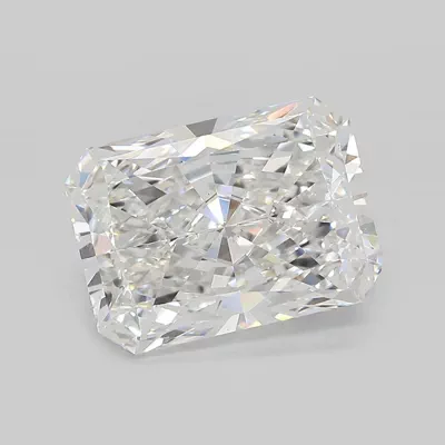 5.08ct F VS1 Rare Carat Ideal Cut Radiant Lab Grown Diamond