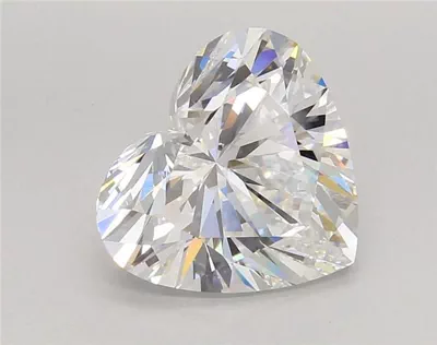 4.02ct E VVS2 Rare Carat Ideal Cut Heart Lab Grown Diamond