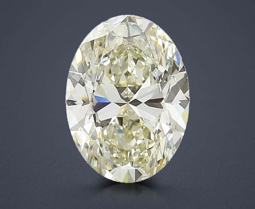 3.02ct J VVS2 Rare Carat Ideal Cut Oval Diamond