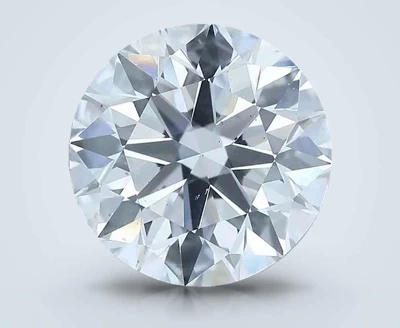 8.05ct D SI2 Rare Carat Ideal Cut Round Diamond