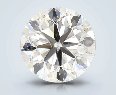3.01ct J SI2 Very Good Cut Round Diamond