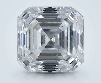0.74ct G SI2 Rare Carat Ideal Cut Asscher Diamond