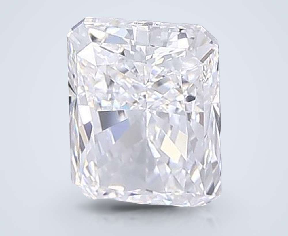 2.06ct D VS2 Rare Carat Ideal Cut Radiant Lab Grown Diamond