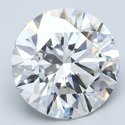 5.01ct D VVS2 Rare Carat Ideal Cut Round Diamond