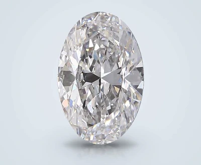 5.06ct G VS1 Rare Carat Ideal Cut Oval Lab Grown Diamond