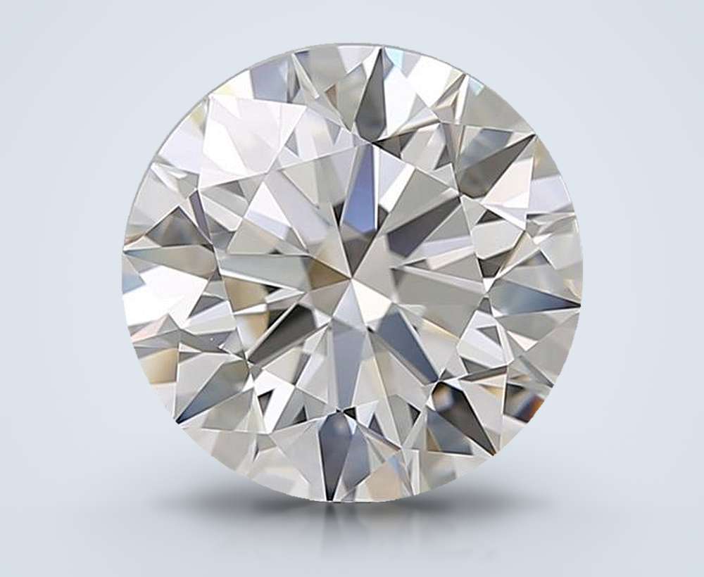 3.52ct I VVS1 Rare Carat Ideal Cut Round Diamond