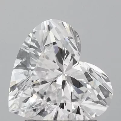 1.52ct E VVS2 Rare Carat Ideal Cut Heart Lab Grown Diamond