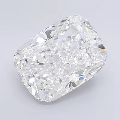 6.64ct F VVS2 Very Good Cut Cushion Lab Grown Diamond