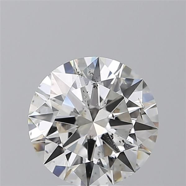 3.01ct H SI2 Rare Carat Ideal Cut Round Diamond