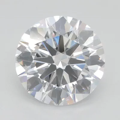 4.01ct E VVS2 Rare Carat Ideal Cut Round Lab Grown Diamond