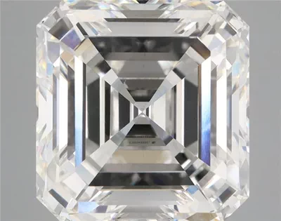 15.51ct F VS1 Rare Carat Ideal Cut Asscher Lab Grown Diamond