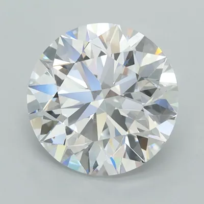 2.52ct D VVS1 Rare Carat Ideal Cut Round Lab Grown Diamond