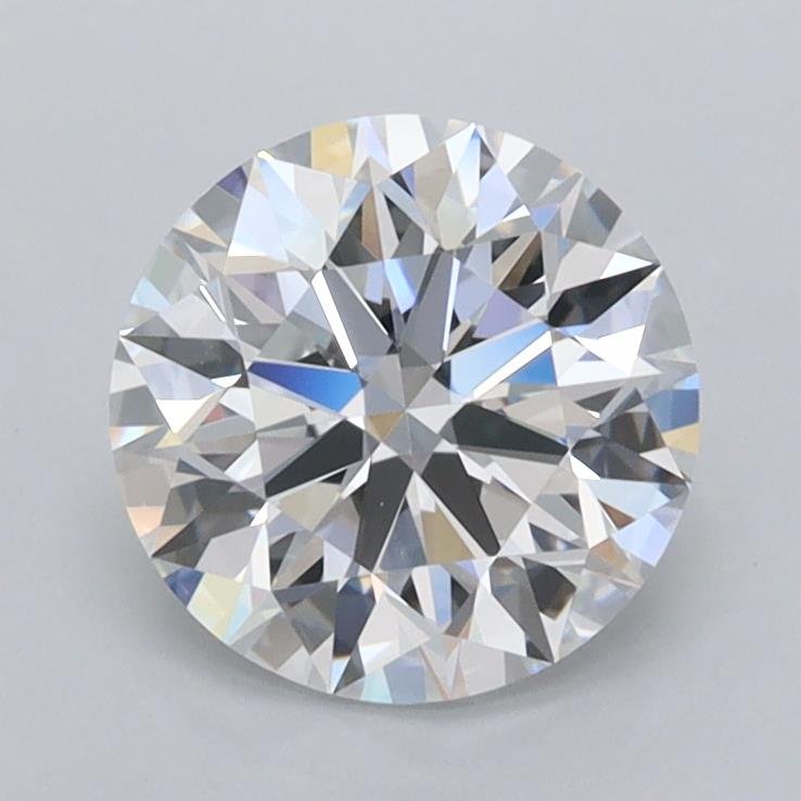 1.54ct D FL Rare Carat Ideal Cut Round Lab Grown Diamond