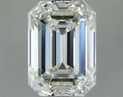 5.03ct I VVS2 Very Good Cut Emerald Diamond