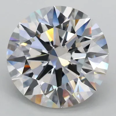 3.57ct F VS2 Rare Carat Ideal Cut Round Lab Grown Diamond