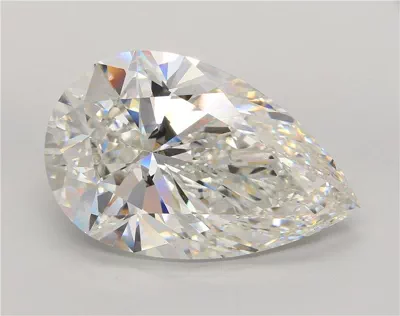 32.74ct G VS1 Rare Carat Ideal Cut Pear Lab Grown Diamond