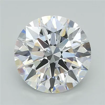 4.03ct D VS2 Rare Carat Ideal Cut Round Lab Grown Diamond