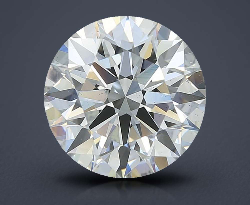 4.03ct D VS2 Rare Carat Ideal Cut Round Lab Grown Diamond