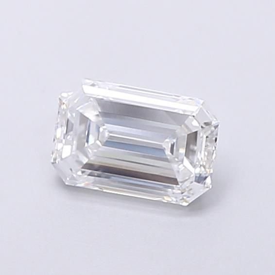 0.83ct D VVS1 Very Good Cut Emerald Lab Grown Diamond