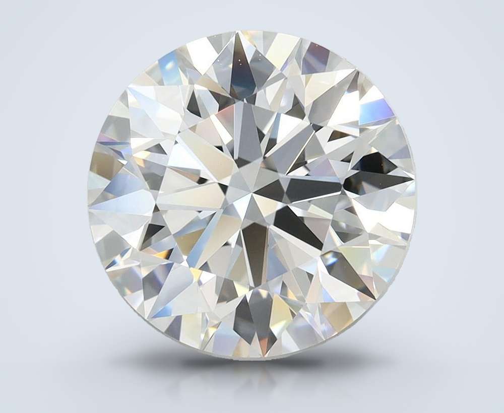 4.22ct D VVS1 Rare Carat Ideal Cut Round Lab Grown Diamond