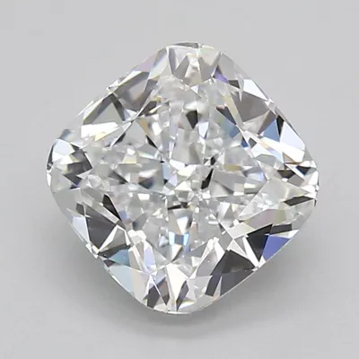 3.26ct D VVS2 Rare Carat Ideal Cut Cushion Lab Grown Diamond