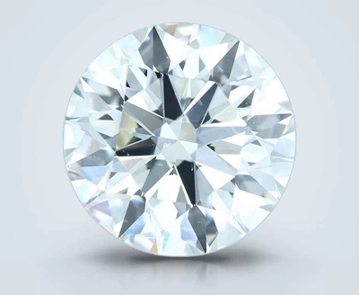 6.17ct K SI1 Rare Carat Ideal Cut Round Diamond
