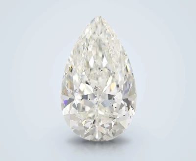 5.02ct H SI2 Rare Carat Ideal Cut Pear Diamond
