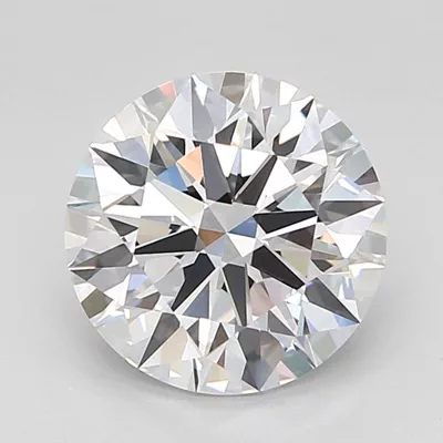 3.09ct D VS1 Rare Carat Ideal Cut Round Lab Grown Diamond