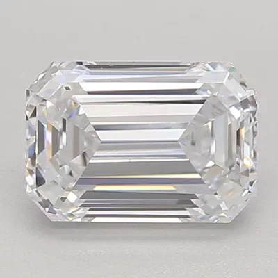 1.10ct E IF Rare Carat Ideal Cut Emerald Lab Grown Diamond