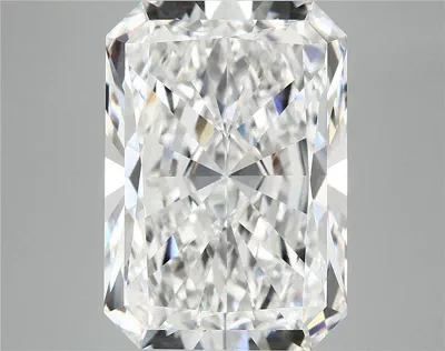 9.55ct F VVS2 Rare Carat Ideal Cut Radiant Lab Grown Diamond