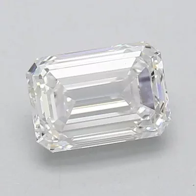 1.51ct E VS2 Rare Carat Ideal Cut Emerald Lab Grown Diamond
