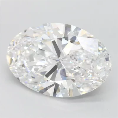 4.02ct F VVS2 Rare Carat Ideal Cut Oval Lab Grown Diamond