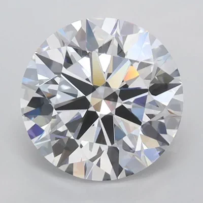 2.01ct E VVS1 Rare Carat Ideal Cut Round Lab Grown Diamond