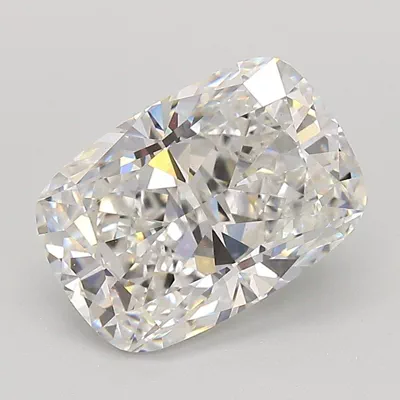 2.58ct E VVS2 Rare Carat Ideal Cut Cushion Lab Grown Diamond