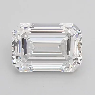 2.05ct E VS1 Rare Carat Ideal Cut Emerald Lab Grown Diamond