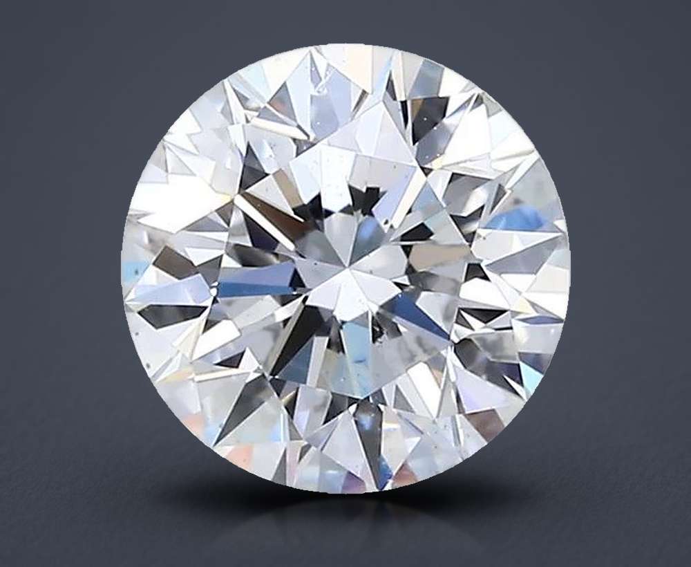 1.55ct E SI1 Rare Carat Ideal Cut Round Diamond