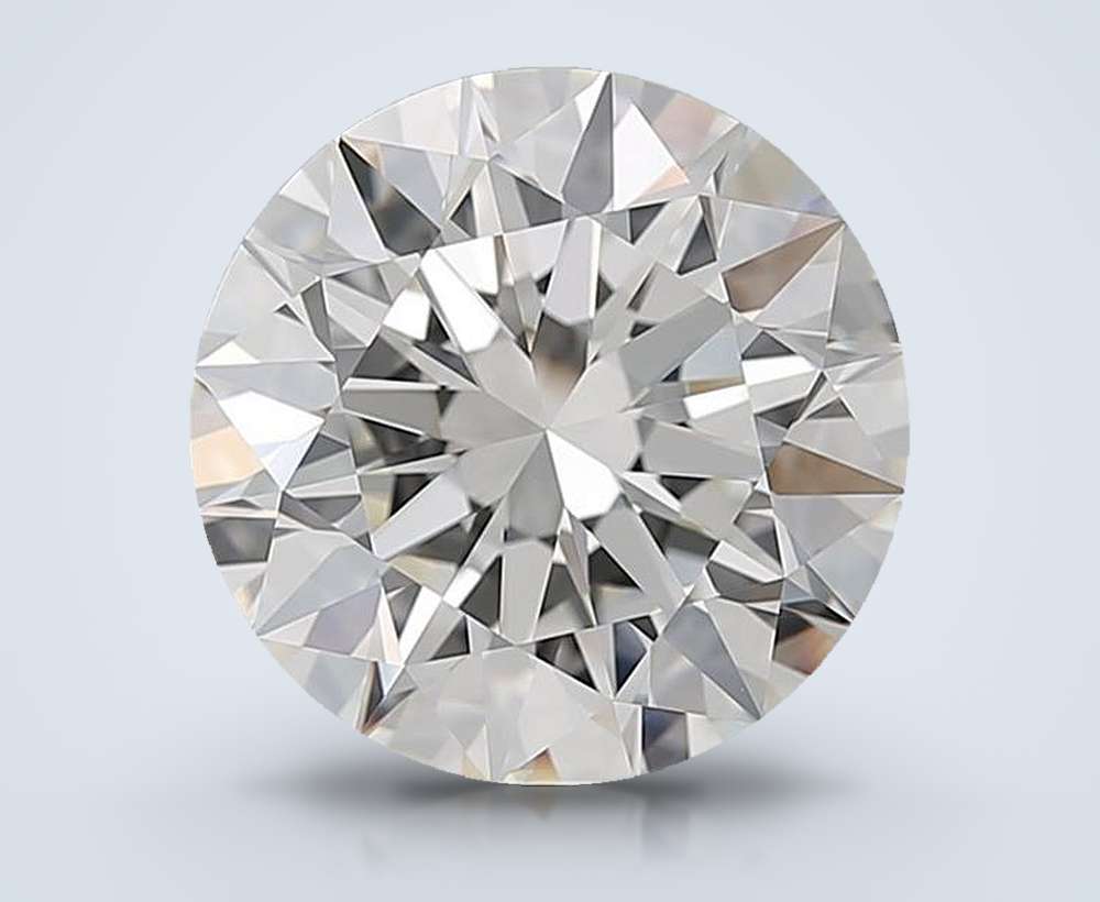 5.03ct I VS1 Rare Carat Ideal Cut Round Diamond