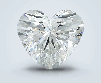 0.52ct H SI1 Rare Carat Ideal Cut Heart Diamond