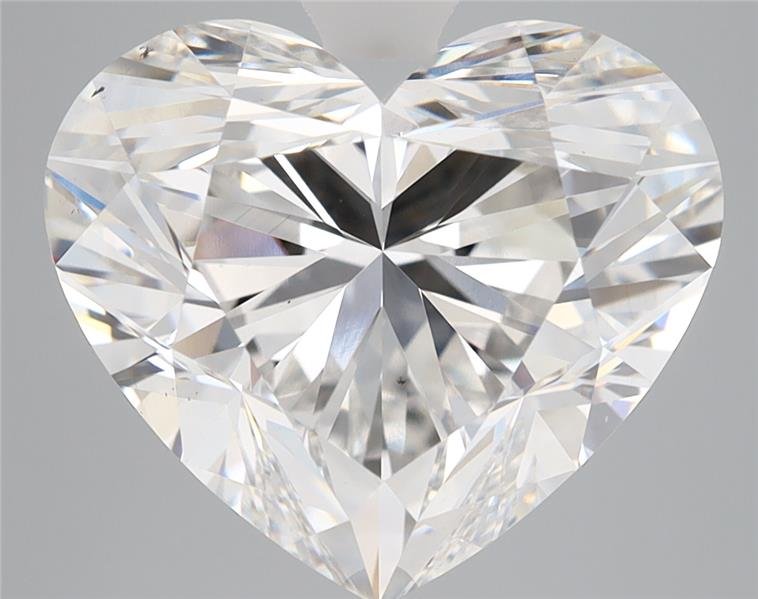 7.45ct F VS1 Rare Carat Ideal Cut Heart Lab Grown Diamond