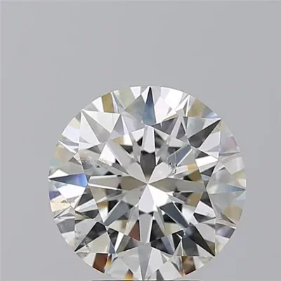 3.22ct H SI2 Rare Carat Ideal Cut Round Diamond