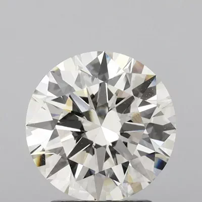 3.13ct I VVS2 Rare Carat Ideal Cut Round Lab Grown Diamond