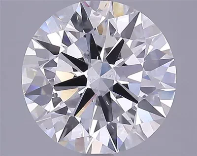 3.66ct F SI1 Rare Carat Ideal Cut Round Lab Grown Diamond