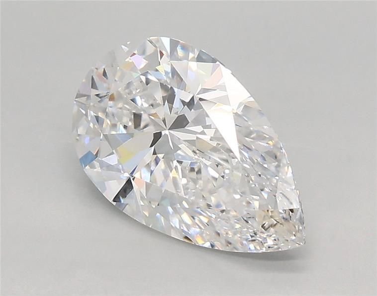 1.26ct D VVS2 Rare Carat Ideal Cut Pear Lab Grown Diamond