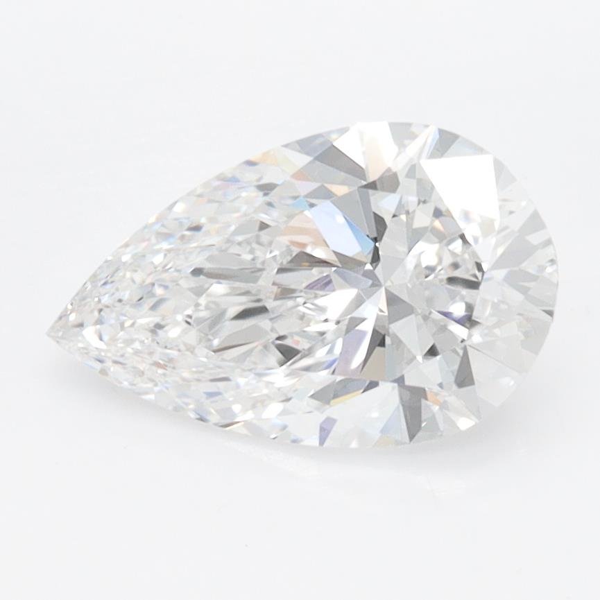 1.52ct D VVS2 Rare Carat Ideal Cut Pear Lab Grown Diamond