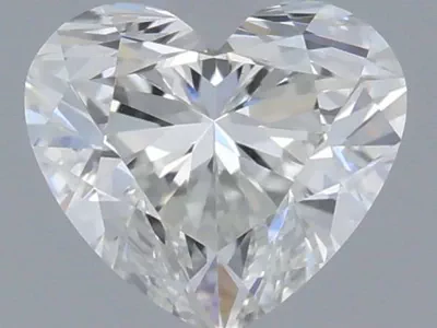 0.37ct H VS2 Rare Carat Ideal Cut Heart Diamond