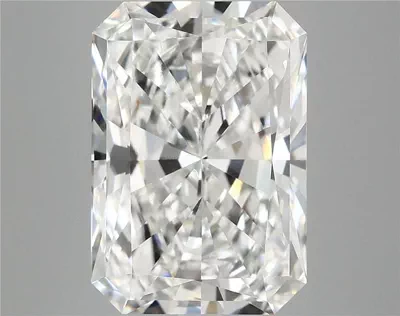 8.39ct F VVS2 Rare Carat Ideal Cut Radiant Lab Grown Diamond