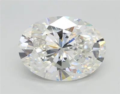 3.01ct E VVS2 Very Good Cut Oval Lab Grown Diamond